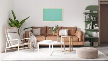 Пробковая доска, мятная пробка, 90х60, деревянная рама