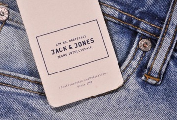 JACK AND JONES spodnie STRAIGHT jeans MIKE _ W31 L30
