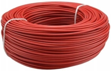 KABEL 1x10mm2 PRZEWÓD LGY 1x10 LINKA 10mm2 CZERWONY KRĄŻEK 100m