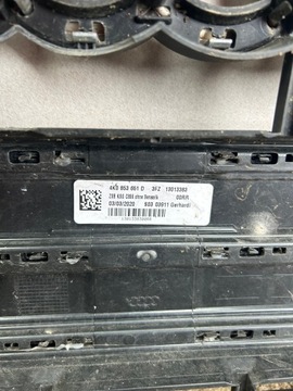 AUDI S6 A6 C8 РЕШЕТКА ПЕРЕДНЕГО БАМПЕРА 4K0853651D