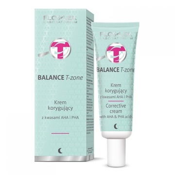 BALANCE T-ZONE Krem korygujący z kwasami 7502