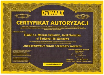 DT20710 Пильное полотно DEWALT для точной резки половинок