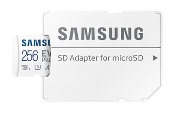 Карта памяти Micro SD SAMSUNG EVO Plus 256 ГБ 130 МБ/с V30