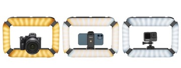 Lampa LED GRIP RIG RING Uchwyt ULANZI U200 do Telefonu Aparatu Kamery