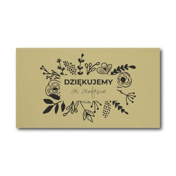 20 szt mini podziękowanie za zakup zielone 250g