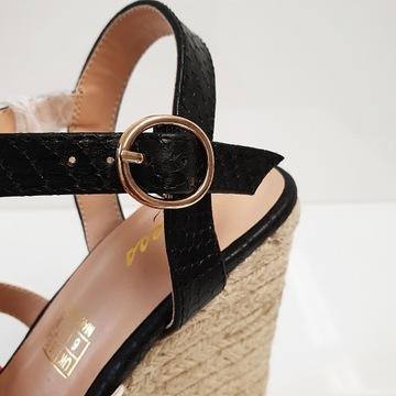 Buty damskie sandały na koturnie Guess 38 espadryl