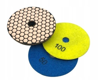 3 ШТ. АЛМАЗНЫЙ ПОЛИРОВАЛЬНЫЙ ДИСК DRY GRESS FI 100