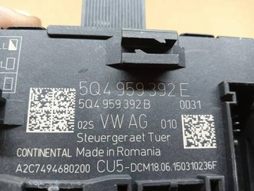 MODUL DVEŘE SKODA OCTAVIA III 5Q4959392E