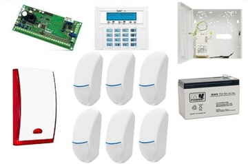 ZESTAW SATEL VERSA 10 LCD 6 x CZUJEK AKU, SYG, KPL