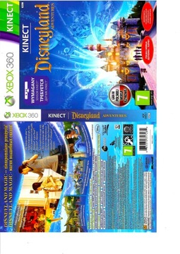 KINECT DISNEYLAND ADVENTURES на польском языке PL XBOX 360