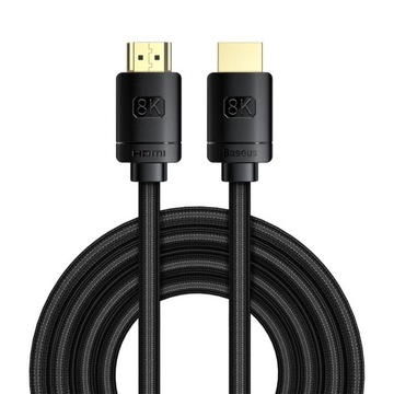 Baseus kabel HDMI 2.1 8K 60 Hz 48 Gbps / 4K 120 Hz / 2K 144 Hz 3D eARC QMS