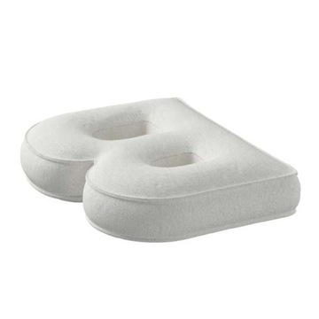 YellowTipi Подушка буква Б, велюр белый - экрю