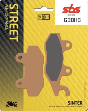 KLOCKI HAM PRZÓD SBS Kawasaki EX 300 ninja R 13-17