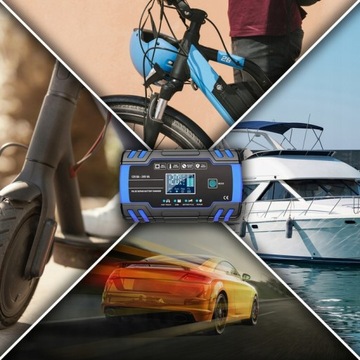 Prostownik AUTOMATYCZNY SAMOCHODOWY FUNKCJA NAPRAWY DO AKUMULATORÓW 12V 24V