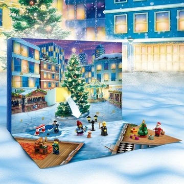 LEGO City Advent Calendar 60381 РАЗВИВАЮЩАЯ ИГРУШКА ДЛЯ ДЕТЕЙ В ПОДАРОК