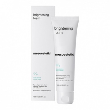 MESOESTETIC BRIGHTENING FOAM PIANKA DO MYCIA Z AHA