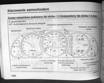 KIA Sephia-Shuma II (1997-2000) -Instr. Obsługi PL