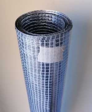 FOLIA DACHOWA PAROIZOLACYJNA ALUMINIOWA ZBROJONA SECCO ALU 110g - 15m²
