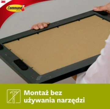 3M 17217BLK-FESIP Command Черная липучка для фотографий XL, 9 кг