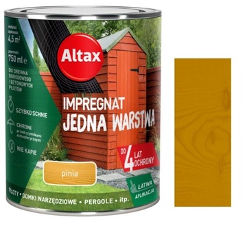 ALTAX IMPREGNAT DREWNA OGRODOWEGO PINIA 0.75L