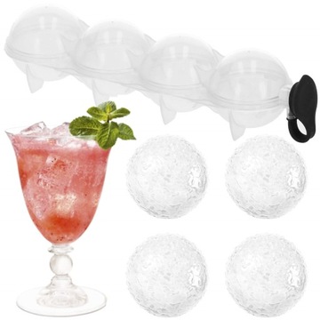 ФОРМОВКА ЛЬДА ДЛЯ КУБОВ ЛЬДА ШАРИКИ ДЛЯ НАПИТКОВ ШАРОВАЯ ФОРМА ЗАКРЫТАЯ