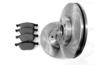TARCZE + KLOCKI HAMULCOWE PRZÓD VOLVO S40 FORD C-MAX FOCUS MK2 04- 278mm.