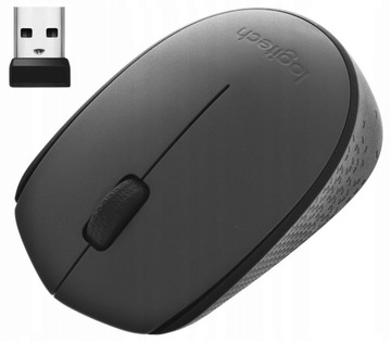 Logitech M170 Szara - Mysz bezprzewodowa 2.4G 1000DPI z sensorem optycznym