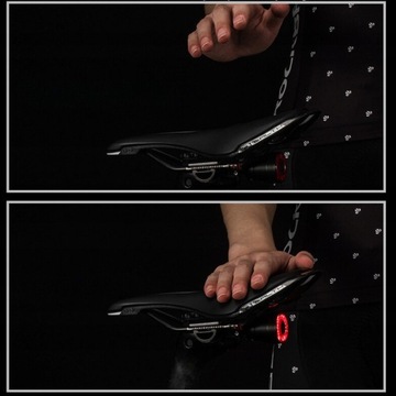 ROCKBROS BIKE ЗАДНИЙ ФОНАРЬ СВЕТОДИОДНЫЙ ПОДСЕДЛЕННЫЙ ФОНАРЬ IPX6 SMART