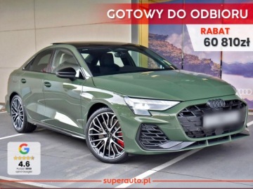 Audi A3 8Y S3 Limousine Facelifting 2.0 TFSI 333KM 2026 S3 2.0 TFSI quattro (333 KM) Dach szklany panoramiczny