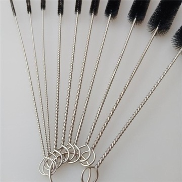 10szt. 20cm druciana szczotka do czyszczenia odpływów do słomek, butelek