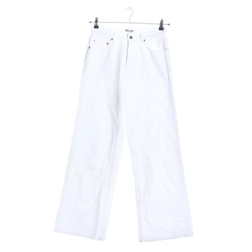 ROUJE Jeansowe spodnie dzwony Rozm. EU 38 biały