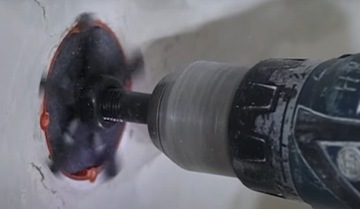 КОРОНОЧНАЯ ПИЛА ДЛЯ РЕЗКИ КОРОБОК СКРЫТОГО МОНТАЖА