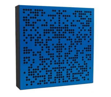 Panele akustyczne Binary AbFuser 50x50x11cm - Niebieski
