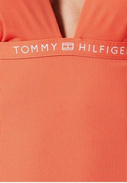 Tommy Hilfiger strój kąpielowy pomarańczowy rozmiar L