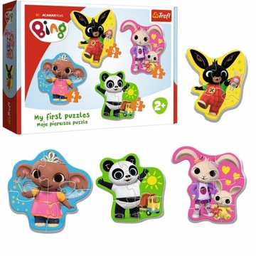 MOJE PIERWSZE PUZZLE BING TREFL BABY 2 36085