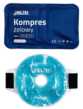 Kompres Żelowy CIEPŁO-ZIMNO 18 x 29,5 cm + Kompres NA KOLANO
