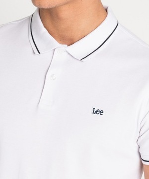 Koszulka Lee PIQUE POLO 112113712 L61ARLLJ Bright White XL