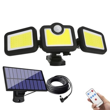 HALOGEN LAMPA SOLARNA ULICZNA SOLAR 171 LED COB