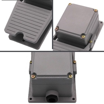 НОЖНОЙ ПЕРЕКЛЮЧАТЕЛЬ МЕТАЛЛИЧЕСКАЯ ПЕДАЛЬНАЯ КНОПКА 15A P1BO ЭЛЕКТРИЧЕСКИЙ ТВЕРДЫЙ 230 В