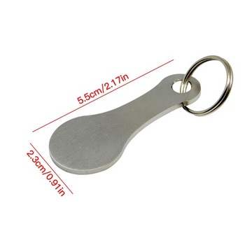 Zakupy Wózek Żetony Breloki 3 Sztuki