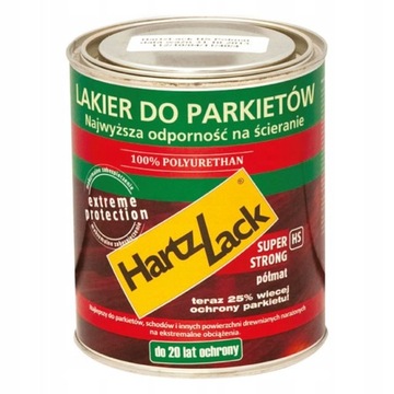 HartzLack Strong Lakier do parkietu 0,75l PÓŁMAT