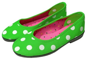 BUTY DAMSKIE WSUWANE SLIP ON BALERINY BALERINKI PEPEGI WSUWKI ZIELONE 37