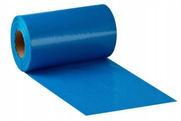 Folia ostrzegawcza niebieska 20cm x 0,08mm x 100mb