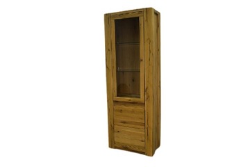 WITRYNA dębowa drewniana DĄB SŁUPEK 205 cm