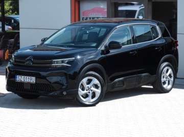 Citroen C5 Aircross SUV Plug-In Facelifting 1.6 PureTech Plug-In 225KM 2023 Citroen C5 Aircross 225ps Blis Keyles LKA czarna perła Webasto FullLed 180
