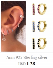 Aide S925 Silver Colorful Earrings For Women