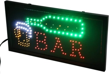 СВЕТОДИОД НЕОН ДЛЯ БАРА С ВЫКЛЮЧАТЕЛЕМ 48Х25СМ