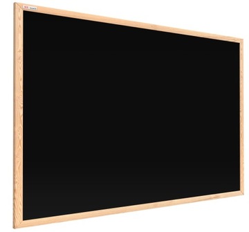 Магнитная доска для мела черного цвета 60х40, деревянная рама.