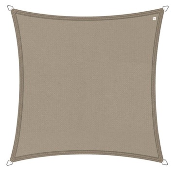 Żagiel Przeciwsłoneczny 7x7 HDPE Taupe Markiza na Ogród Balkon
