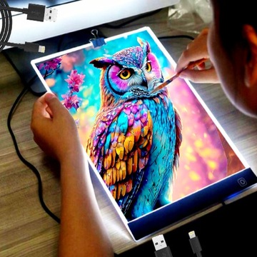 ГРАФИЧЕСКИЙ ПЛАНШЕТ Доска для рисования Maaleo 9140 A4 LED BOARD